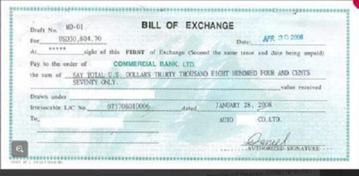 at sight letter credit of payment sreeramtraders What exchange is of bill â€“